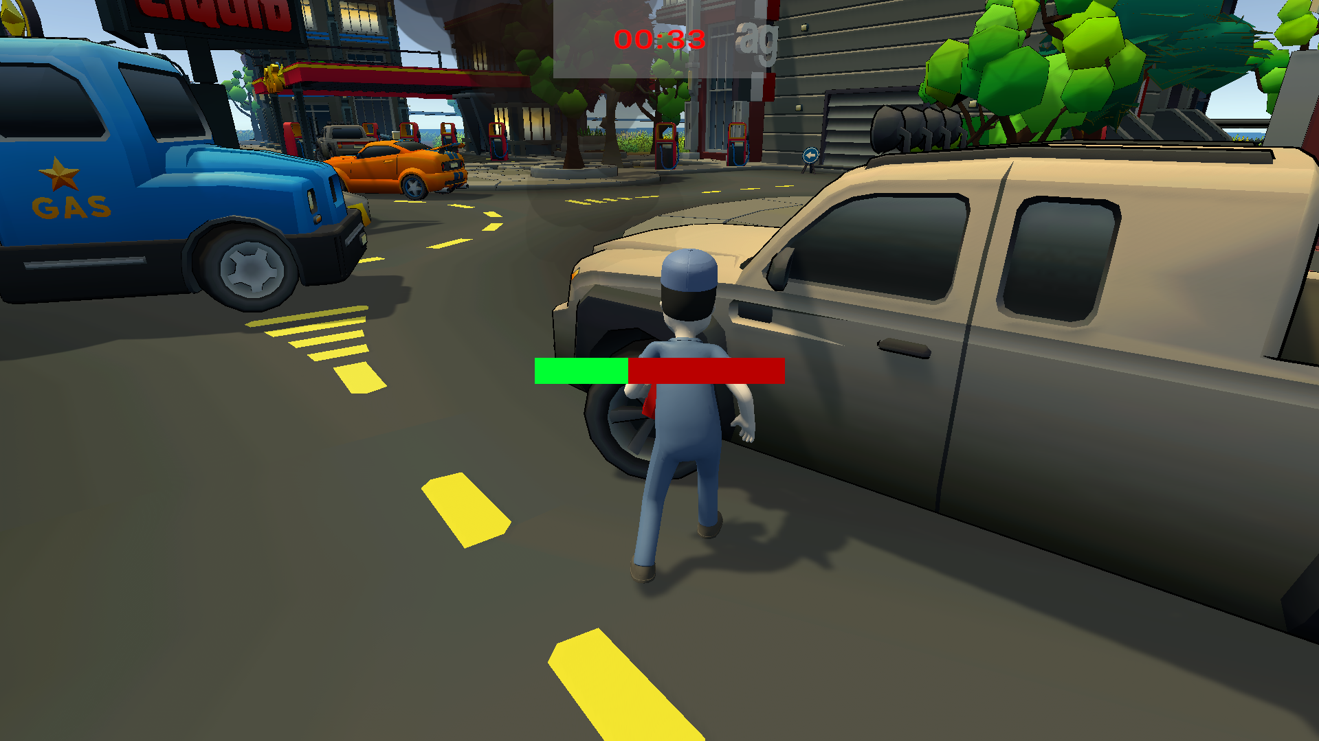 Aam Gaddour car repair interaction screenshot